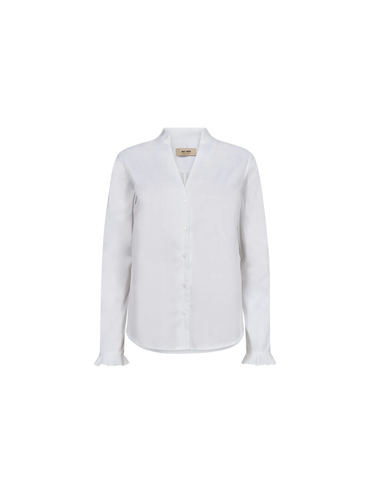 MOS MOSH HASSIE PLEAT SHRIT WHITE
