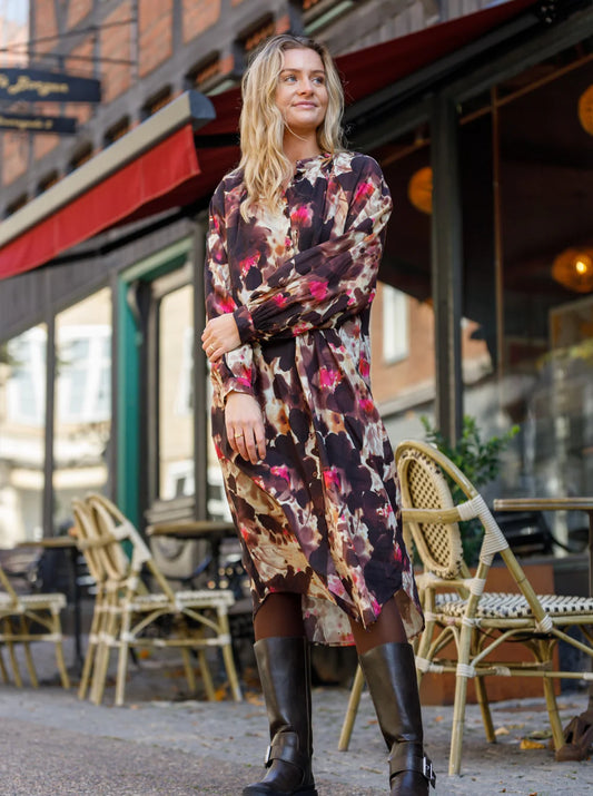 BC RIHANNA DRESS BERRY FALL