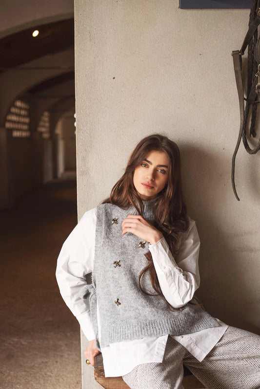 SUMMUM EMBELLISHED SPENCER COZY MEL