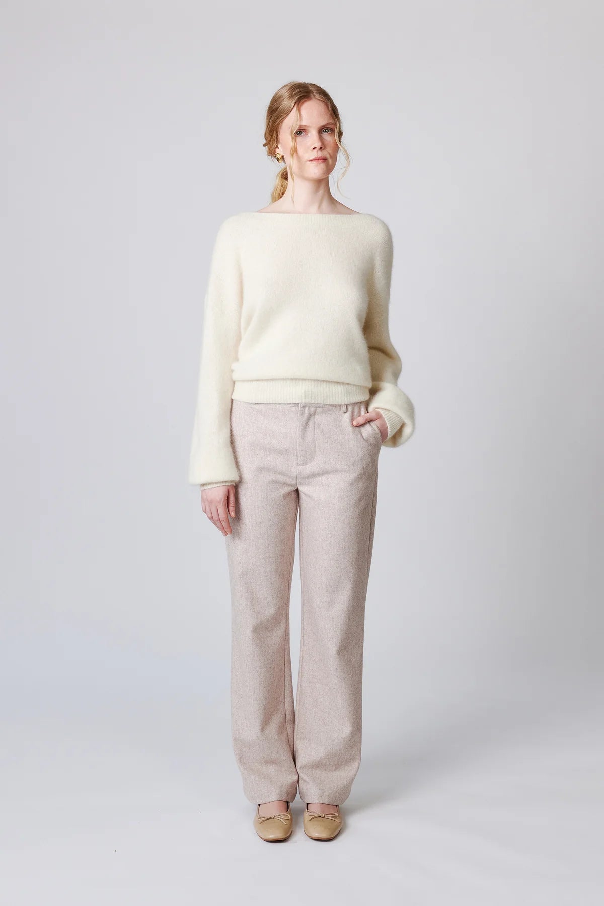 SIX AMES JOLINE PANTS  BEIGE