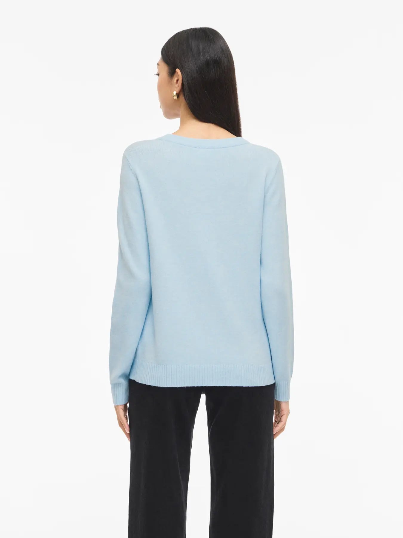 VILA VIRIL O-NECK KNIT LIGHT MELA