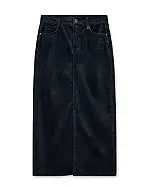 MM MELLA CORDUROY SKIRT PHANTOM