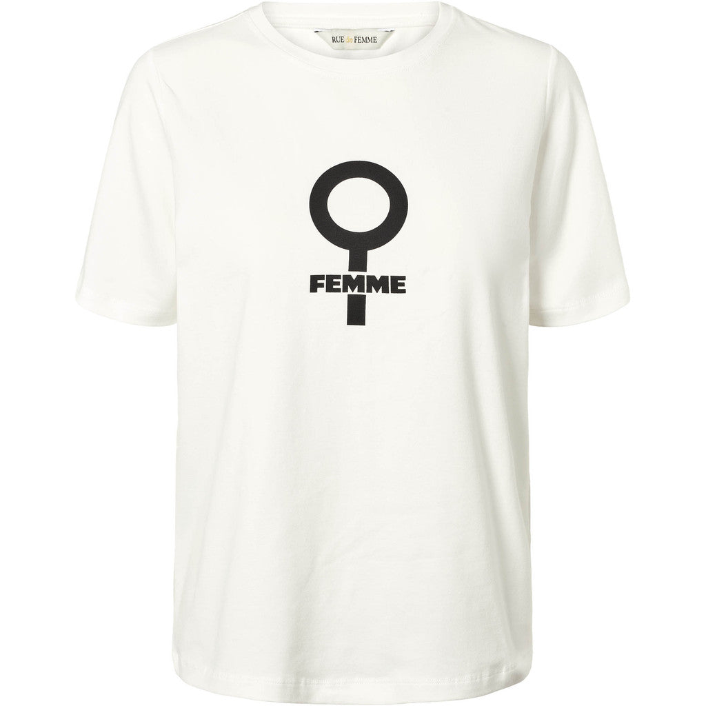 RDF ALVINAFEMME T-SHIRT OFF WHITE
