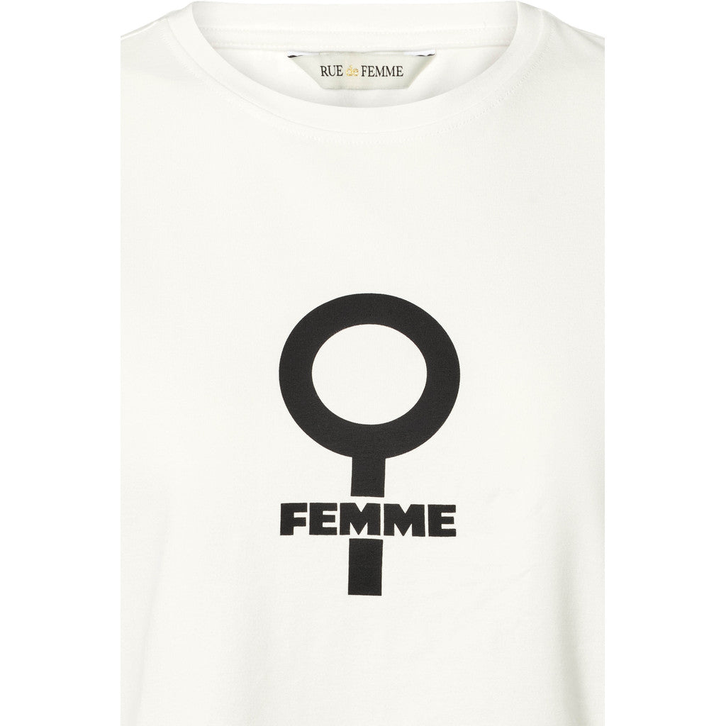 RDF ALVINAFEMME T-SHIRT OFF WHITE
