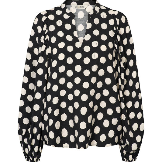 RUE DE FEMME ARMELLE BLOUSE BLACK
