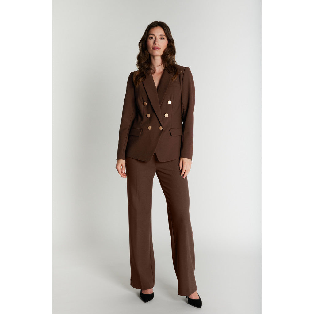 RDFCOMFYOLANA WIDE PANTS CHOCOLAT