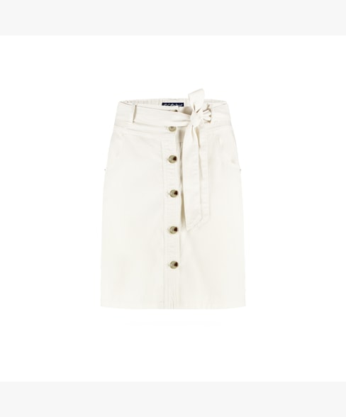 RED BUTTON BIRDIE SKIRT C OFF WHITE