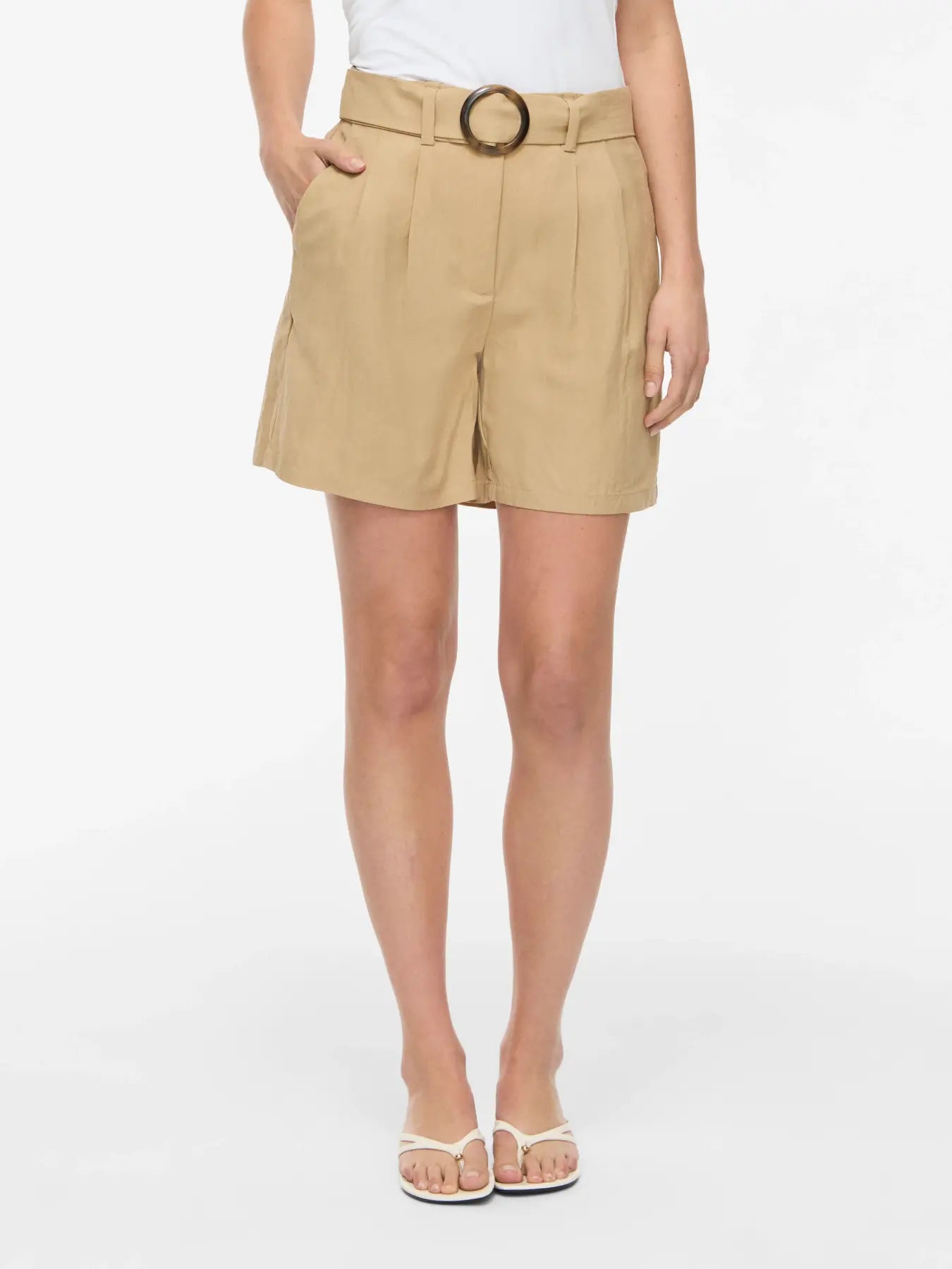 VILA VIROSITA HW SHORTS TRAVERTIME