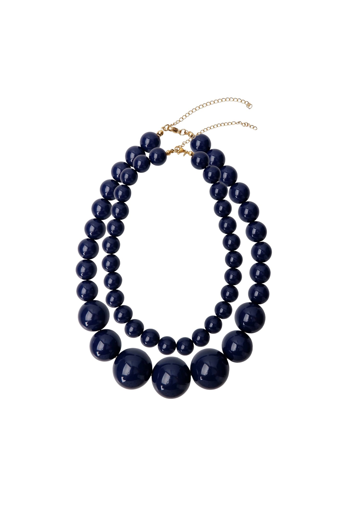 BCHOLLY DOUBLE NECKLACE NAVY