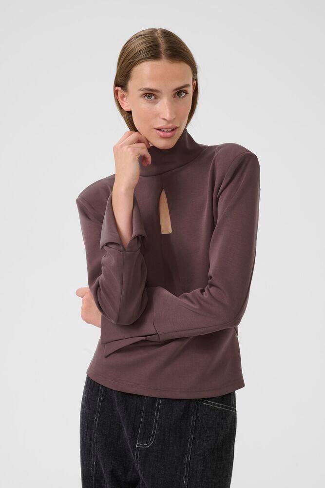 KBBRITTANY TURTLENECK HUKLEBERRY