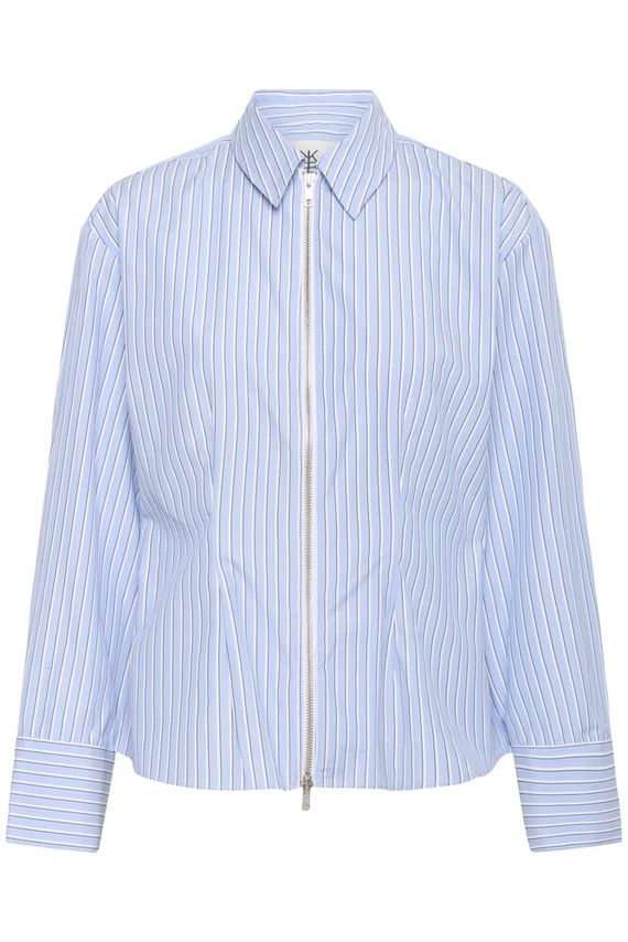KA DANIELLE SHIRT SUBDUED BLUE STRI