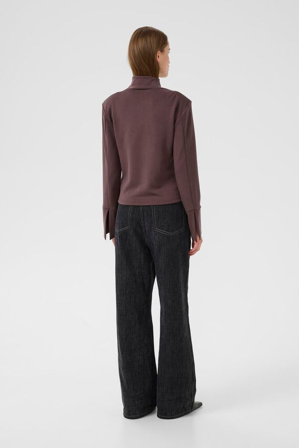 KBBRITTANY TURTLENECK HUKLEBERRY