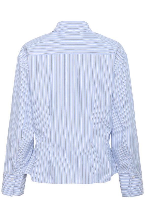 KA DANIELLE SHIRT SUBDUED BLUE STRI