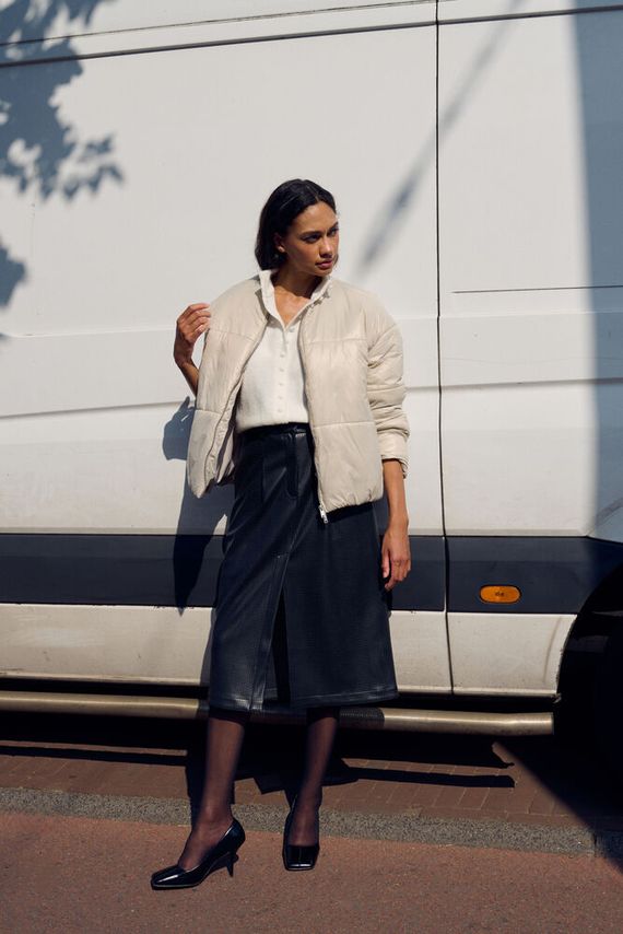 KA DREAM CARDIGAN EGRET