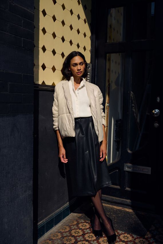 KA DREAM CARDIGAN EGRET