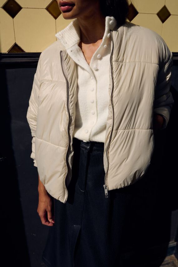 KA DREAM CARDIGAN EGRET