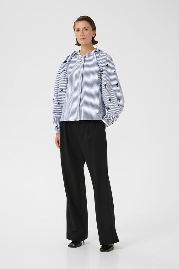 KBS KBEGONI BLOUSE OMBRE BLUE STRIP