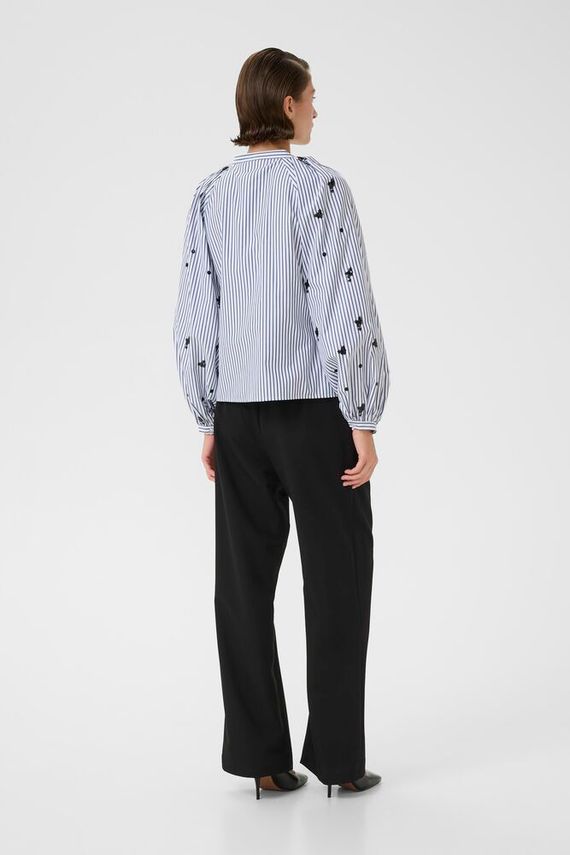 KBS KBEGONI BLOUSE OMBRE BLUE STRIP