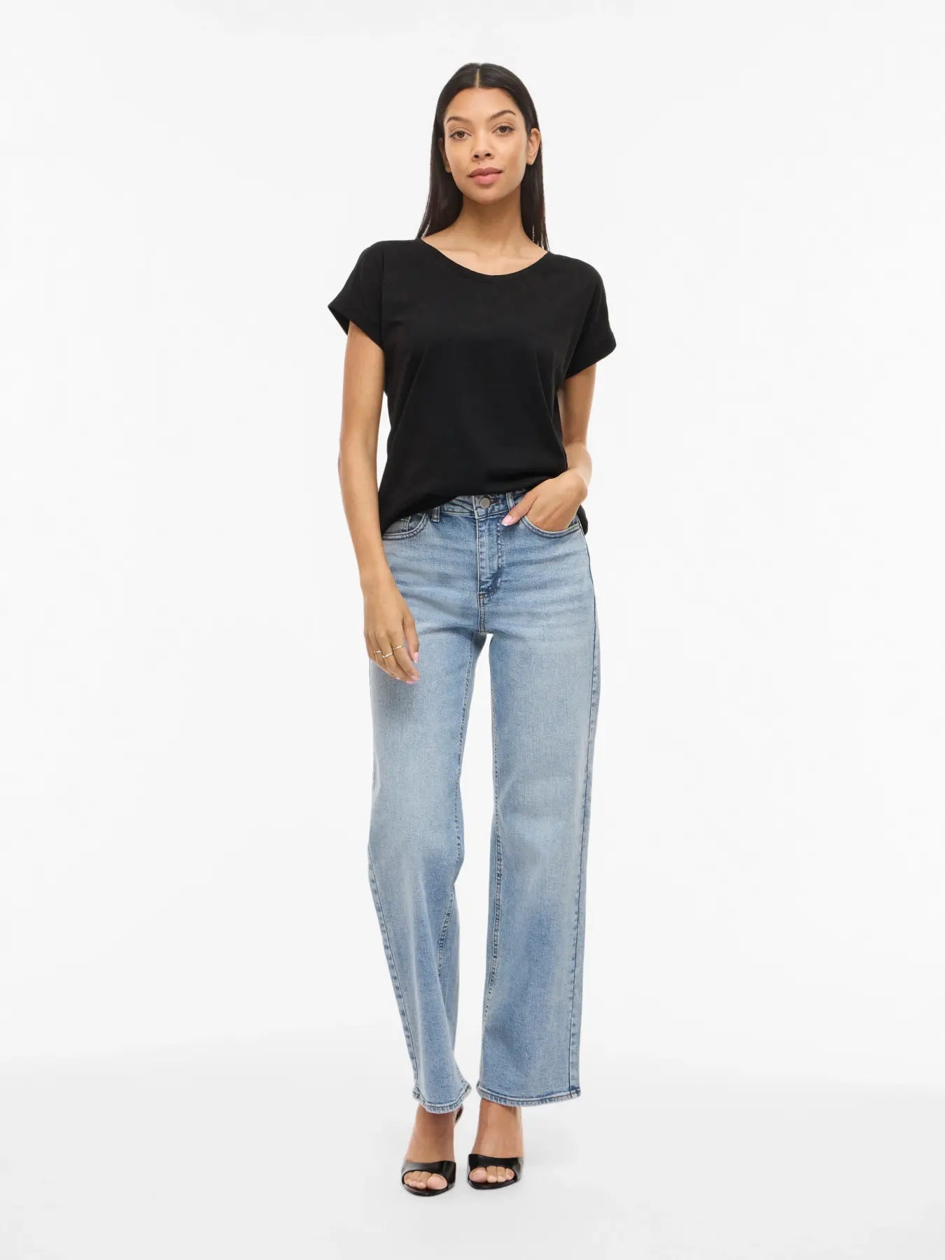 VILA VIDREAMERS T-SHIRT BLACK