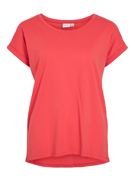 VILA VIDREAMERS NEW PURE T-S HIBISU