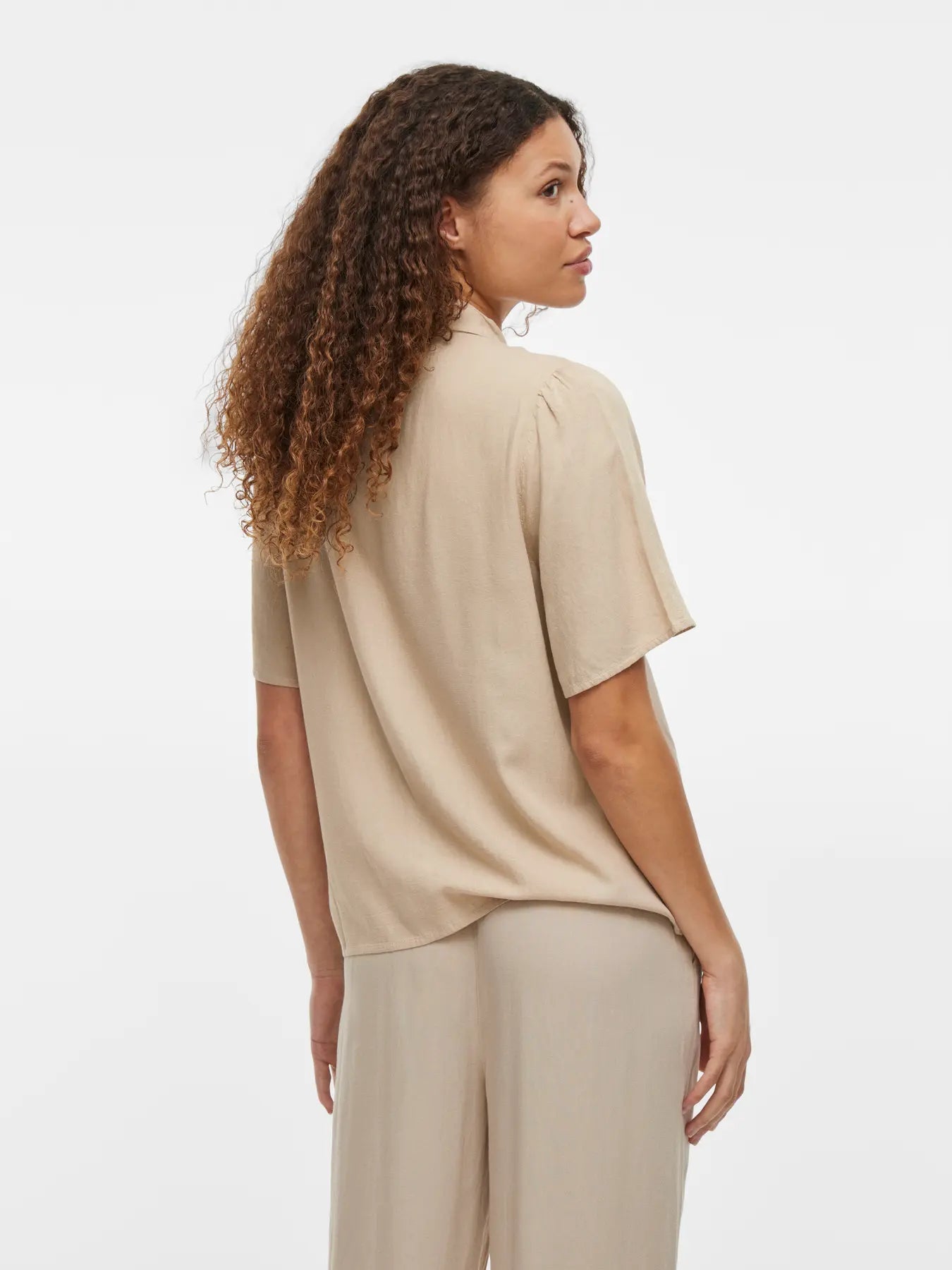 VILA VIPRICIL SHIRT FEATHER GRAY