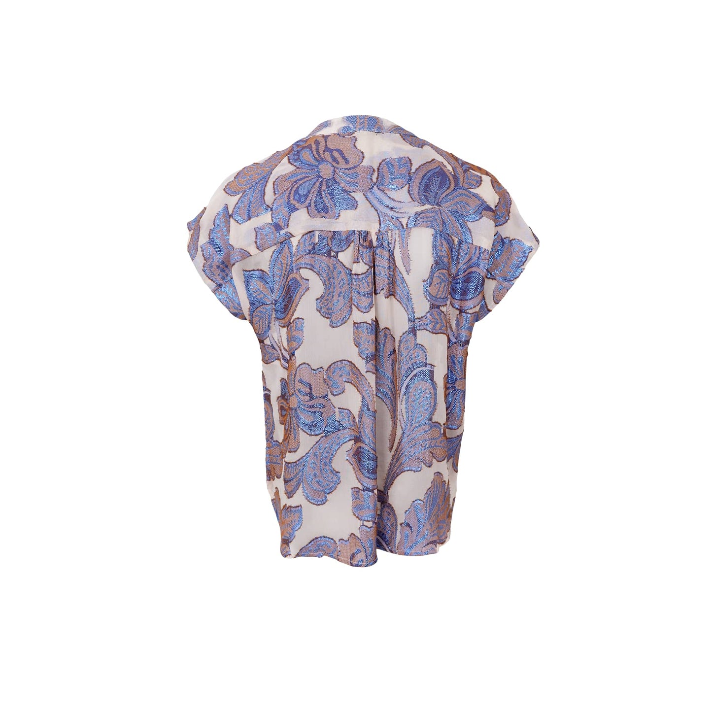 BC KENZIE SS BLOUSE BLUE