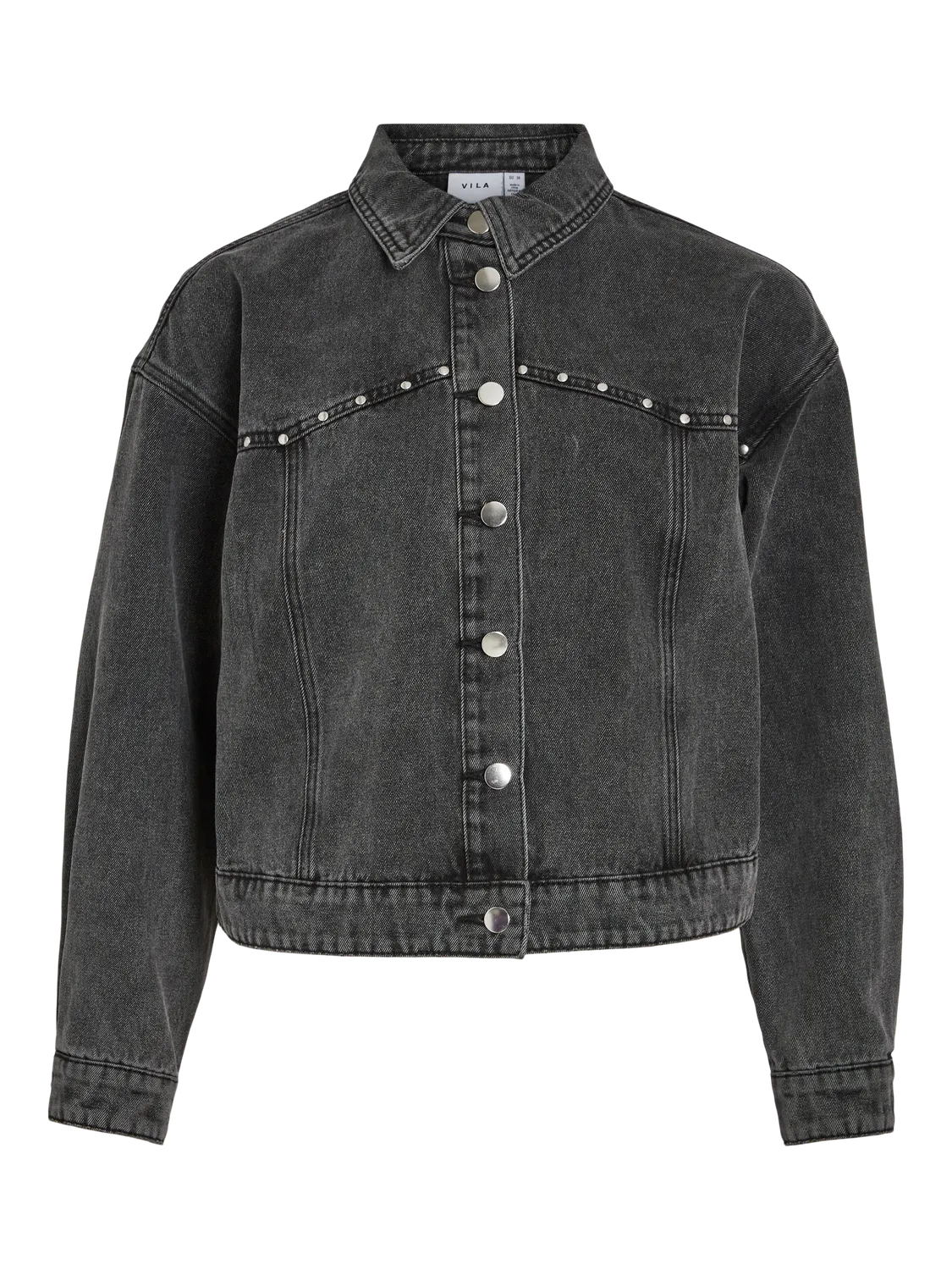 VILA VIMADIRA DENIM JACKET GREY