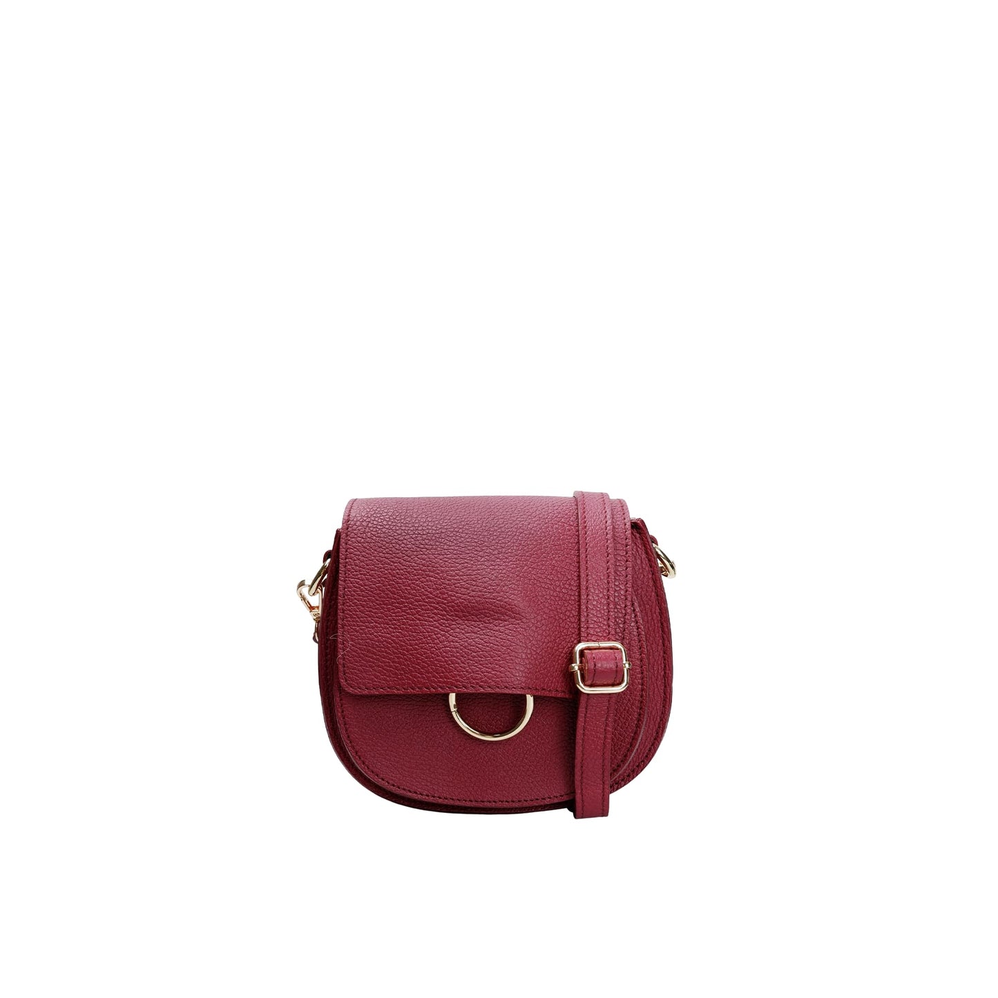 BLACK COLOUR  OLIVIA CROSSOVER BAG WINE