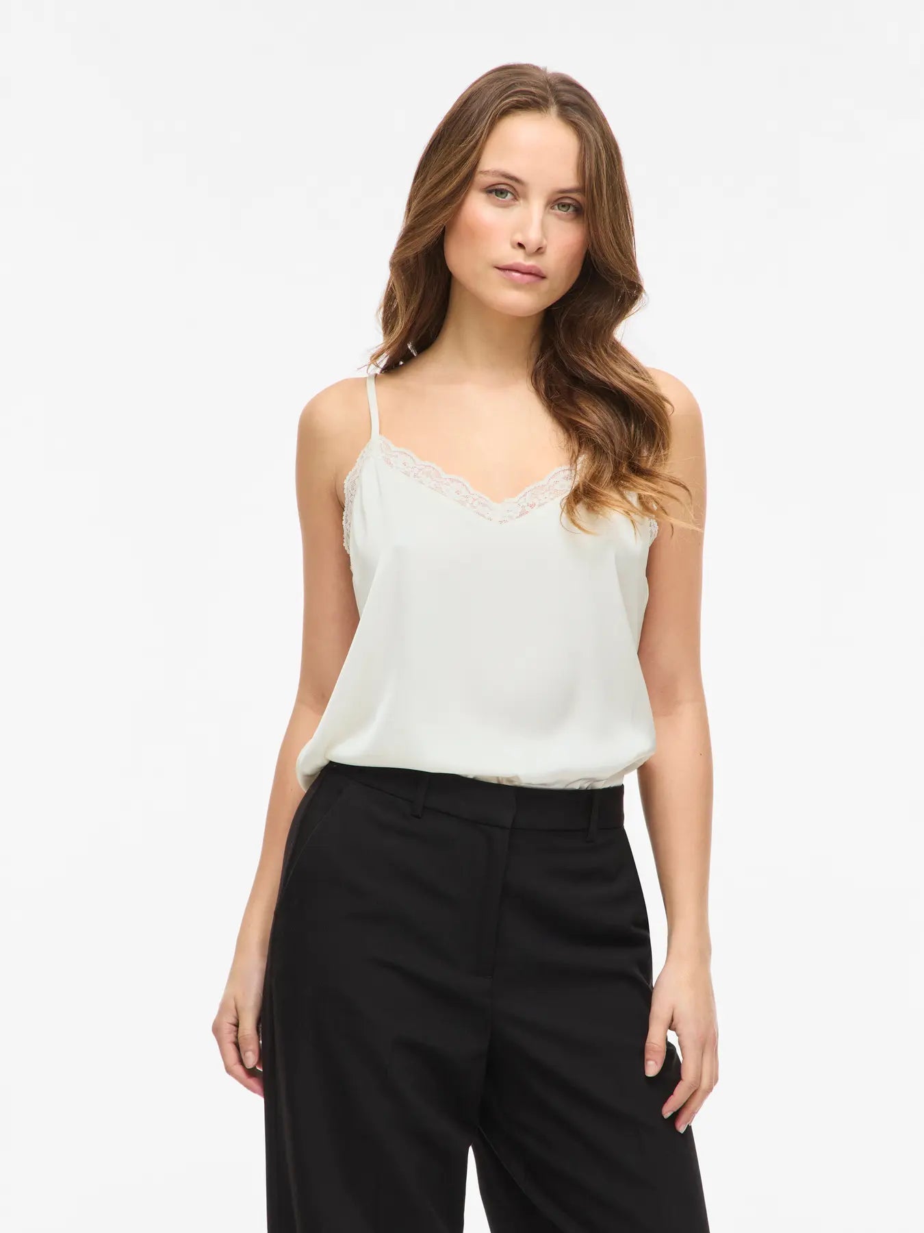 VILA VIENNA RAVENNA LACE SINGLET C