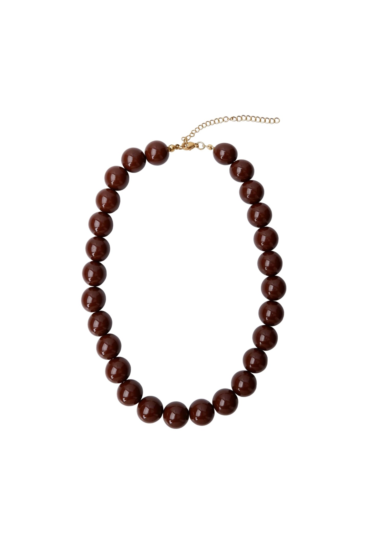 BCHOLLY DOUBLE NECKLACE COFFE