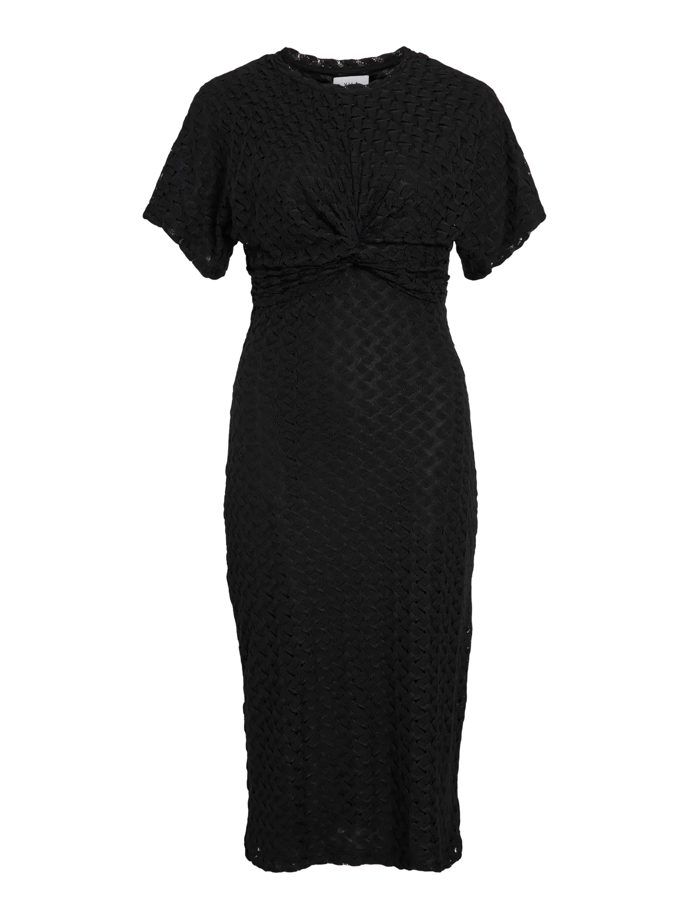 VILA VISOLIRA O-NECK MIDI DRESS SORT