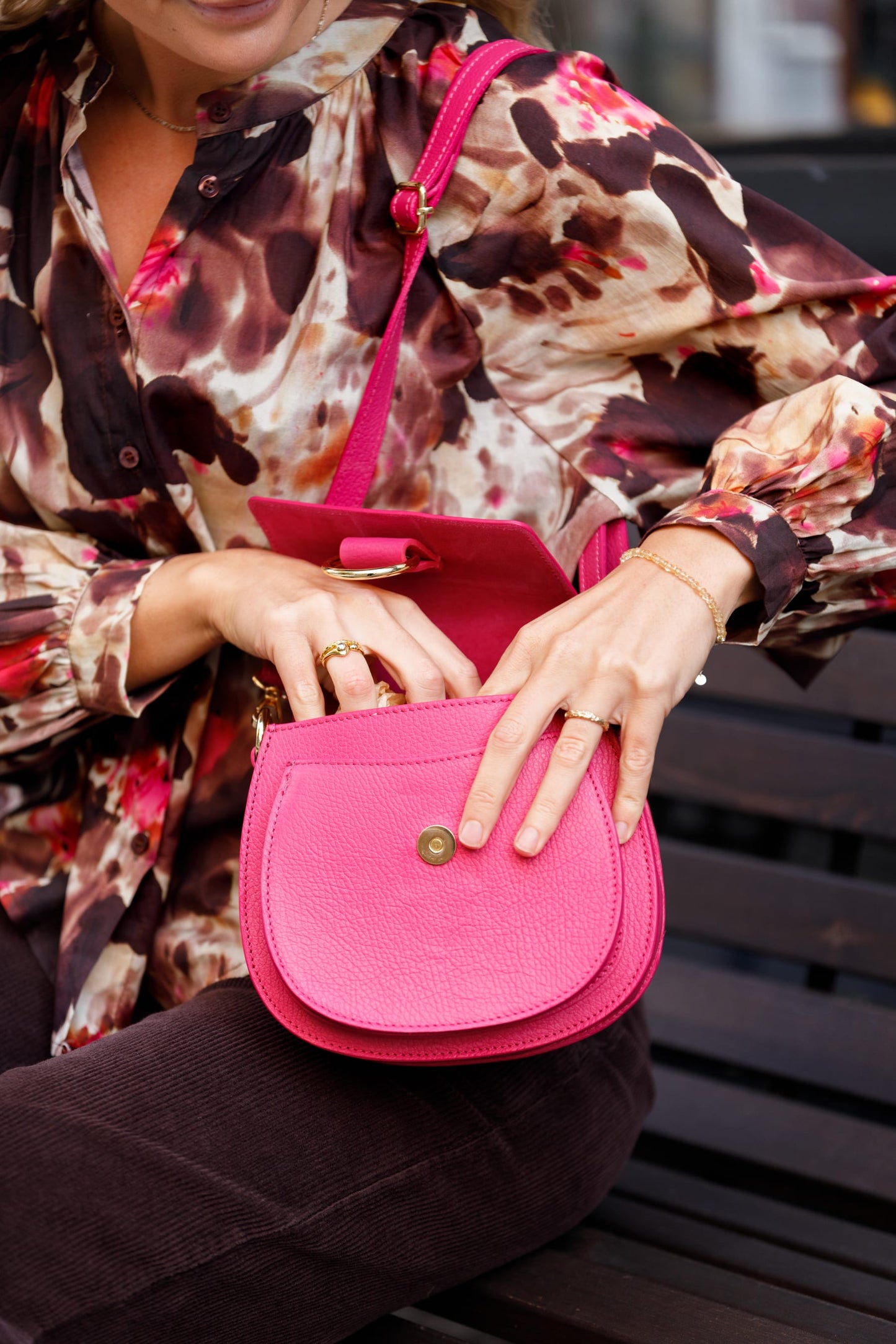 BC OLIVIA CROSSOVER BAG PINK